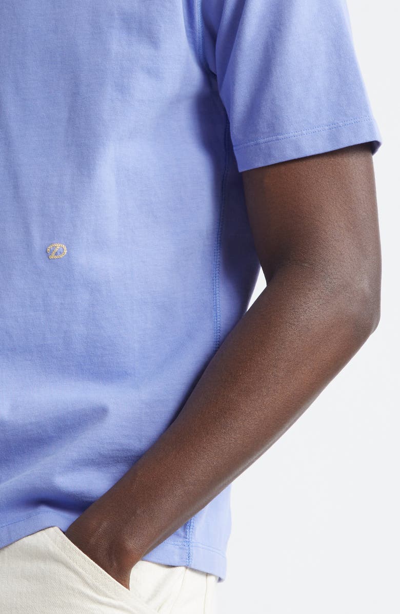 Drake's Lavender Chainstitch Short Sleeve Hiking T-Shirt, Alternate, color, 200 Lavender Blue