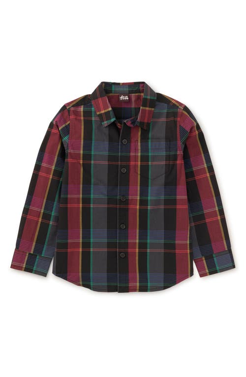 Tea Collection Plaid Button Up Shirt in Family Plaid 