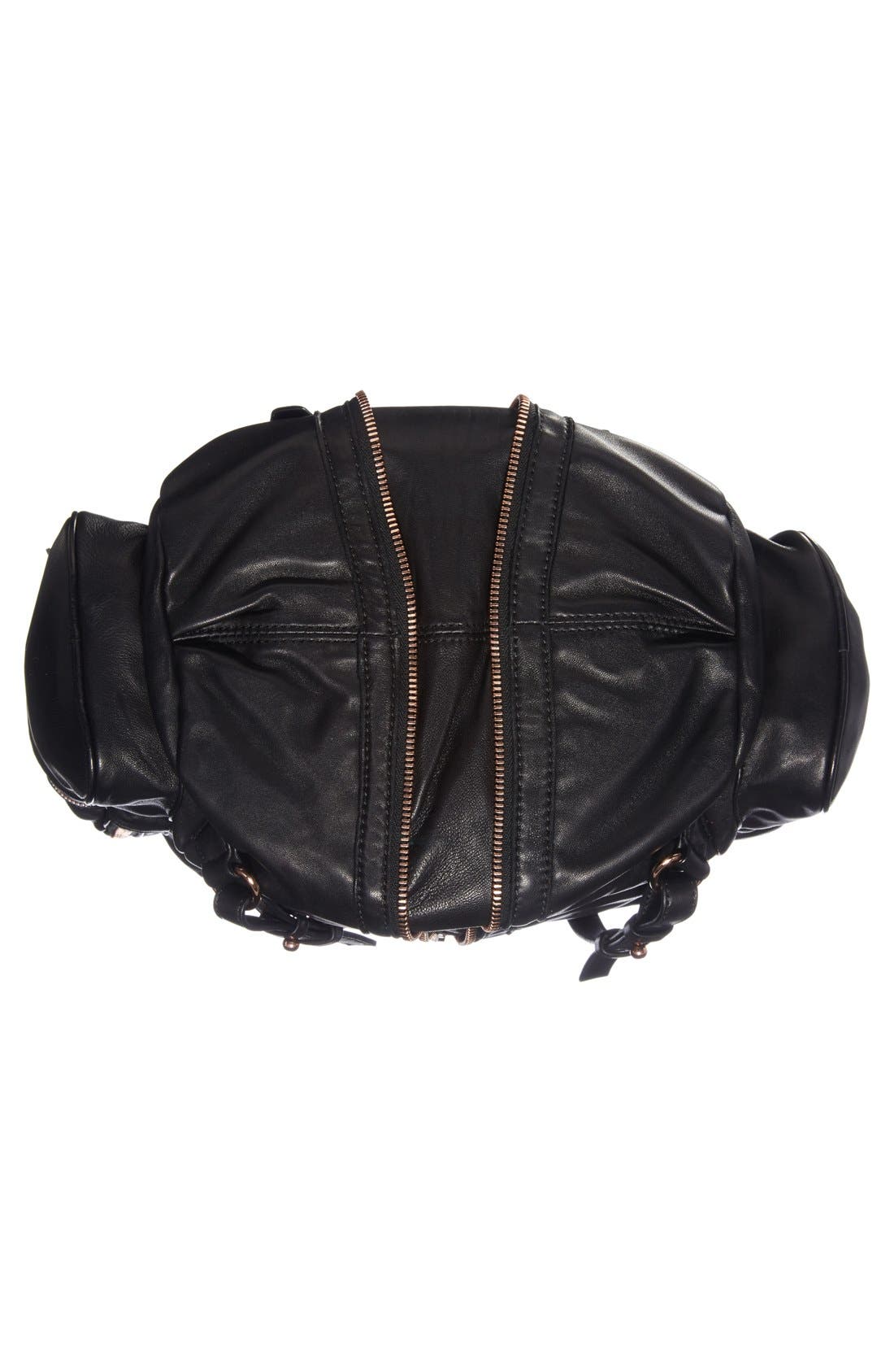 Alexander Wang 'Marti - Rose Gold' Leather Backpack, Alternate, color, 