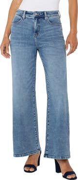 Liverpool Los Angeles Stride High Waist Wide Leg Jeans