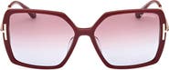 TOM FORD Joanna 59mm Gradient Polarized Butterfly Sunglasses