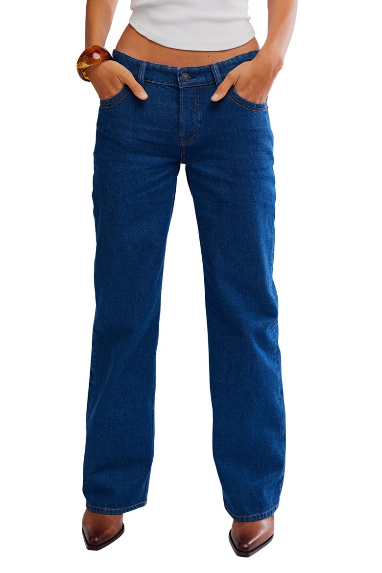 Tennesee Low Rise Boyfriend Jeans, Main, color, RINSE