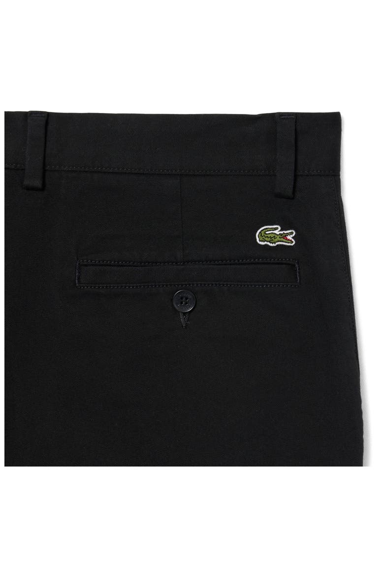 Flat Front Cotton Stretch Twill Chinos, Alternate, color, BLACK