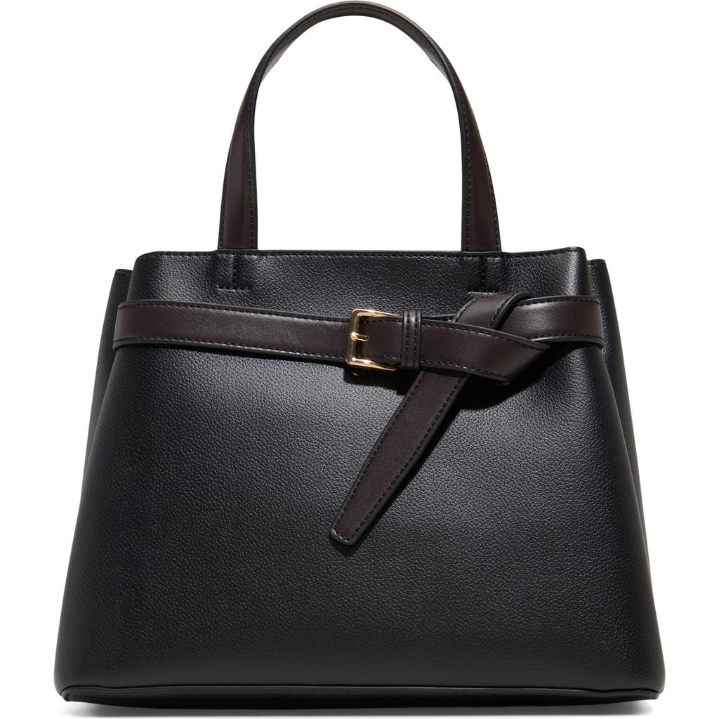 Aldo Ebaeclya Faux Leather Satchel In Black