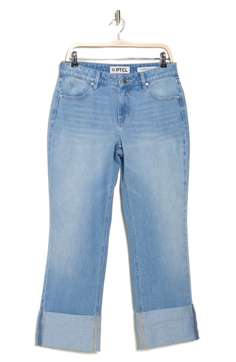PTCL Boyfriend Fit Cuffed Jeans, Alternate, color,