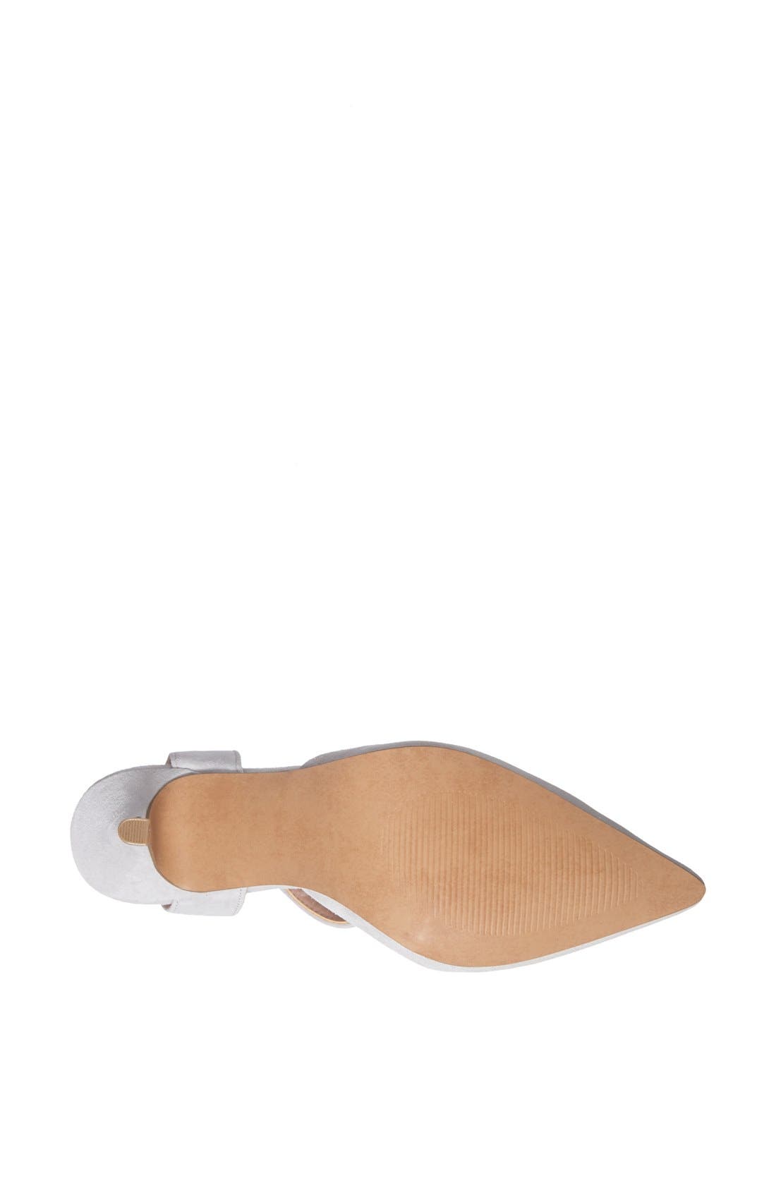 Julianne Hough for Sole Society 'Olyvia' Pointed Toe Pump, Alternate, color, SILVER SCONCE