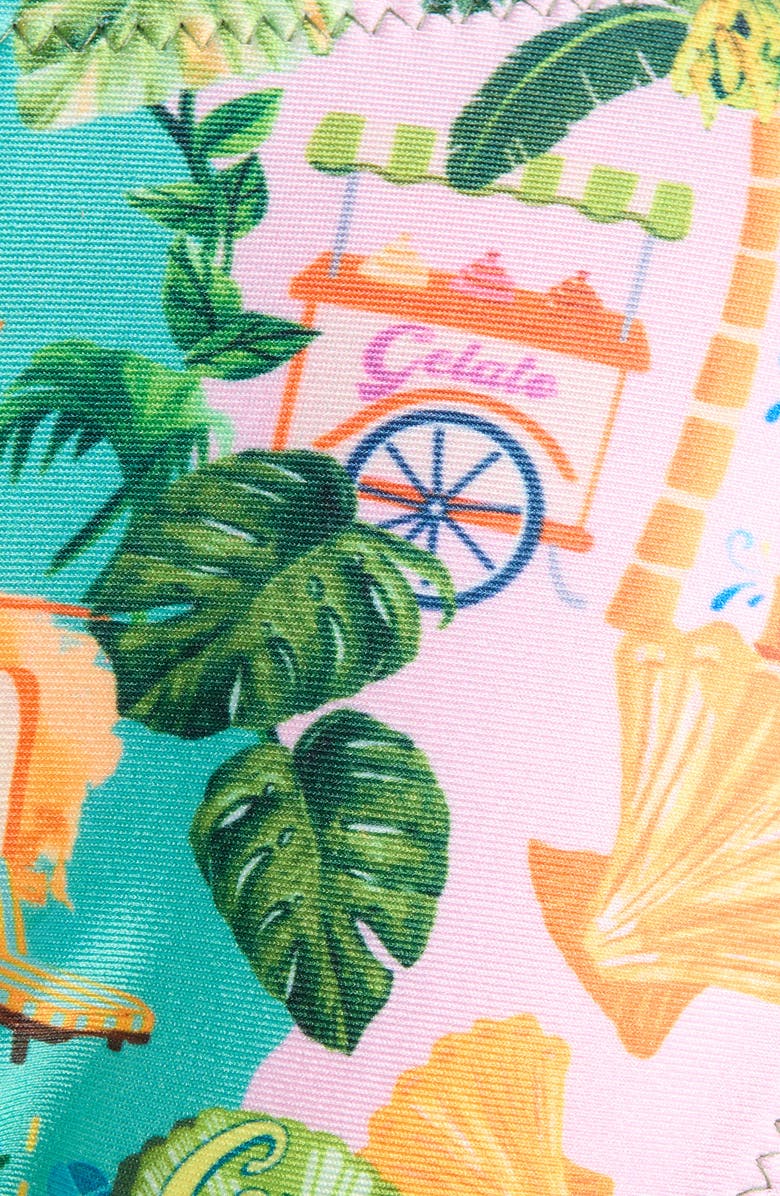 Kulani Kinis Dipped Side Tie Bikini Bottoms, Alternate, color, Sunlit Spritz