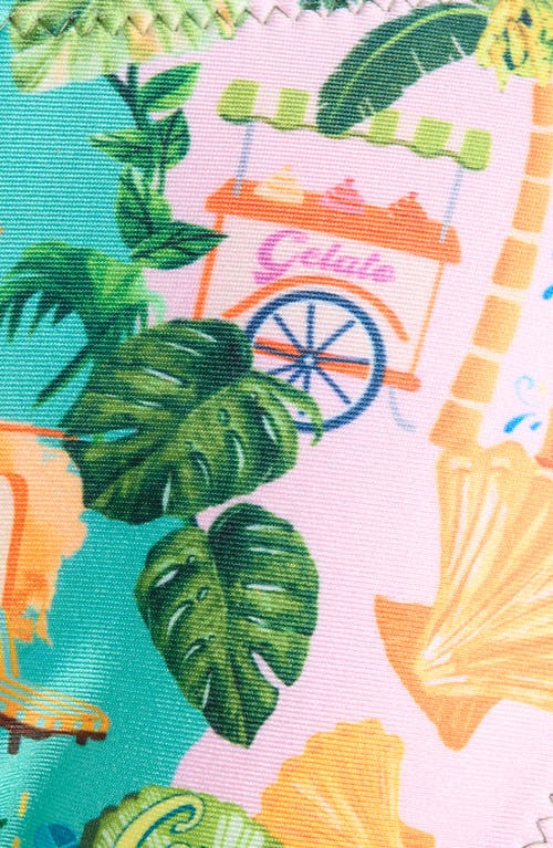 Kulani Kinis Dipped Side Tie Bikini Bottoms In Multi