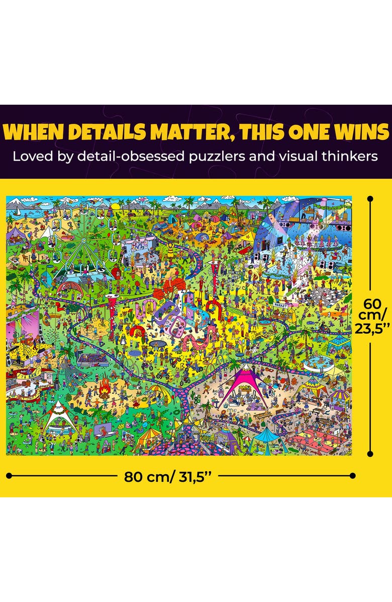 Quokka 1000 Piece Puzzle for Adults and Teens - Animal Bash, Desert Whirl & Hotel Wildeluxe, Alternate, color, Beastival