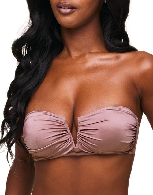 Adore Me Tanisha Swimwear Bikini Top In Medium Grey