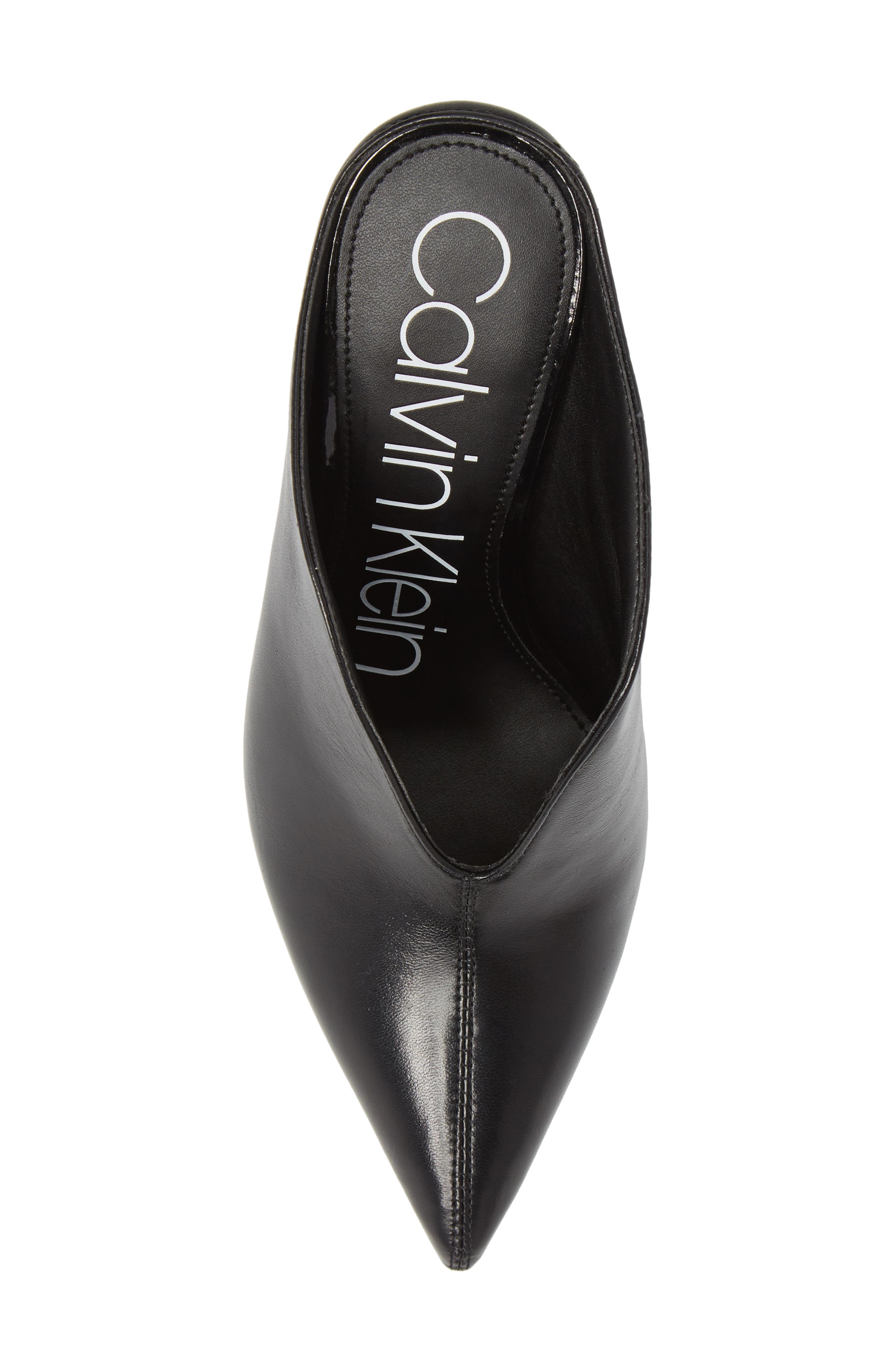 Calvin Klein Mallie Pointy Toe Mule, Alternate, color, 