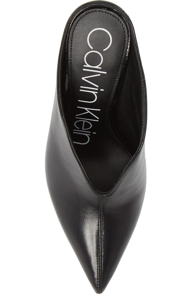 Calvin Klein Mallie Pointy Toe Mule, Alternate, color,