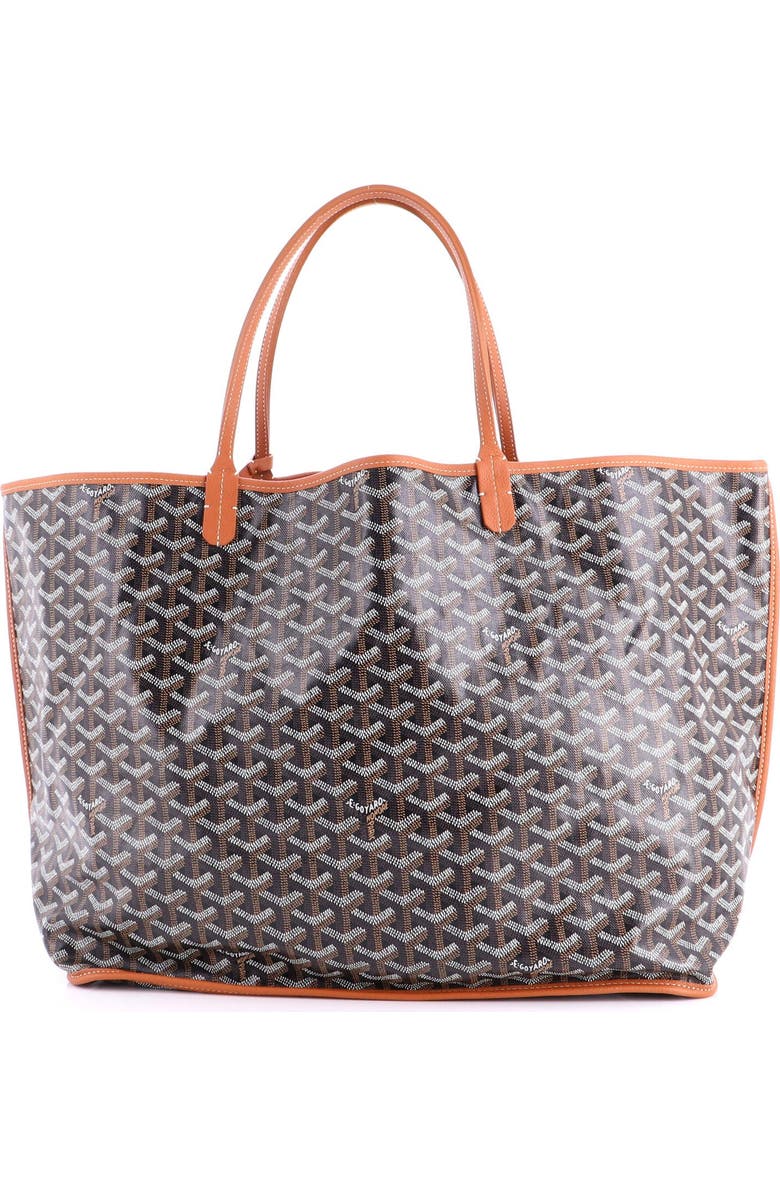 Pre-Owned Goyard Anjou Reversible Tote Coated Canvas GM, Alternate, color, Brown