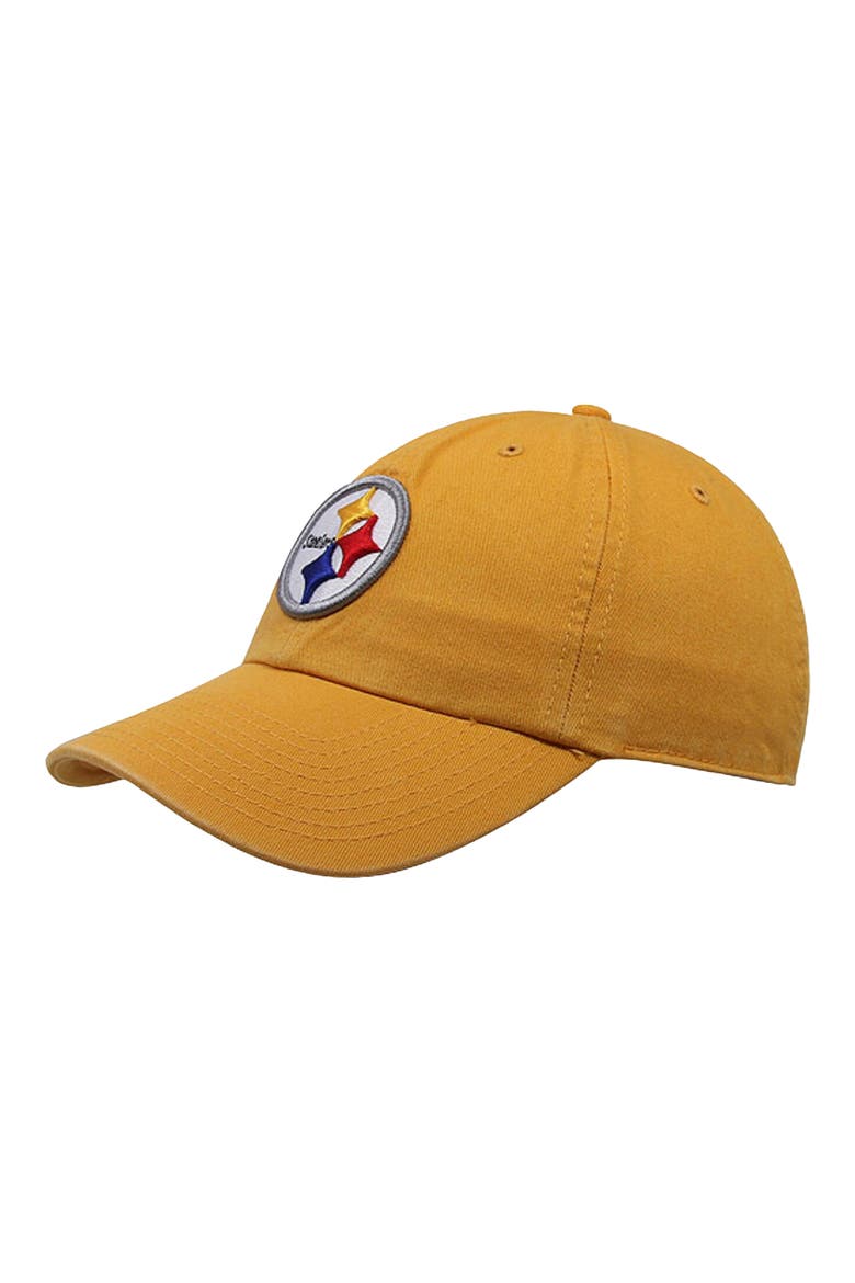 Mens Pittsburgh Steelers '47 Brand Gold Cleanup Adjustable Hat, Main, color, GOLD