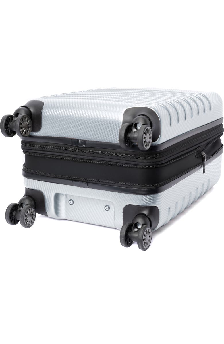 TRAVELPRO Rollmaster<sup>™</sup> Lite 2 20-Inch Expandable Hardside Spinner Luggage, Alternate, color, Silver Carbon Fiber