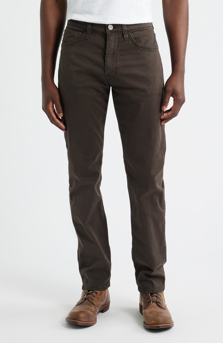 34 Heritage Courage Straight Leg Twill Pants, Main, color, Brunette Twill