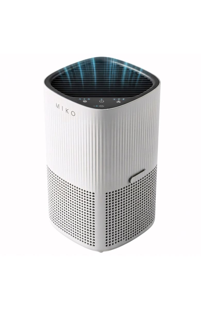 MIKO A-200 Air Purifier with HEPA Filtration and Aromatherapy 600 Sq Ft, Main, color, White