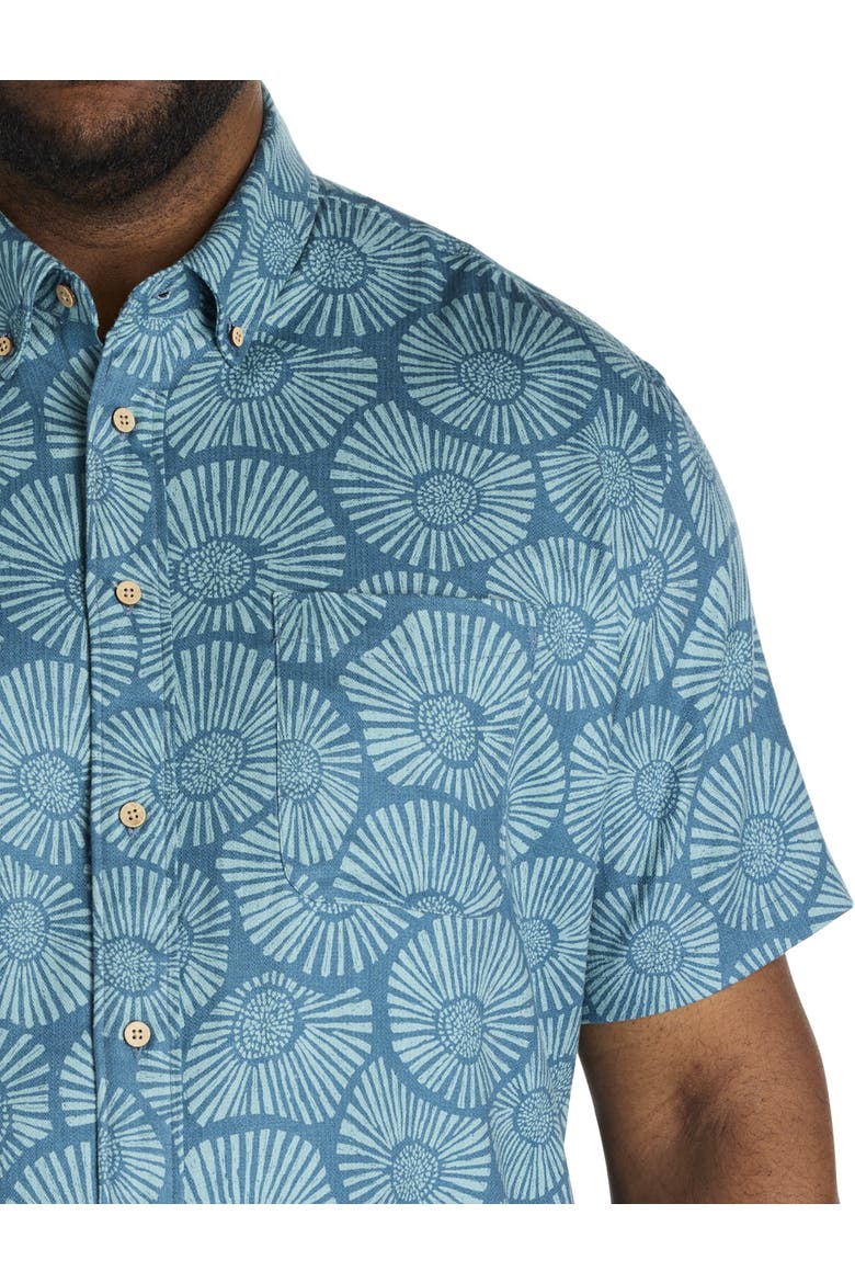 Big & Tall Breeze Sport Shirt, Alternate, color, STORMY SEA