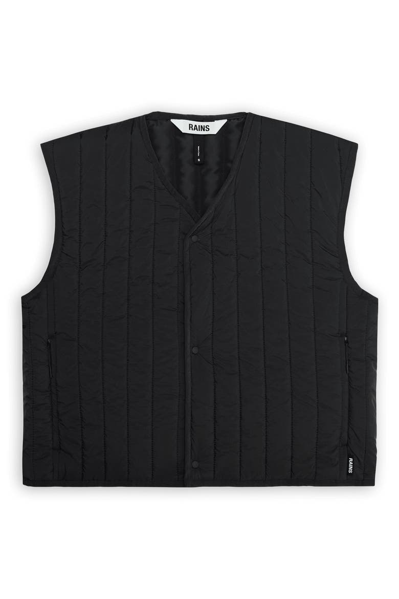 Banja Water Resistant Crop Liner Vest, Alternate, color, BLACK