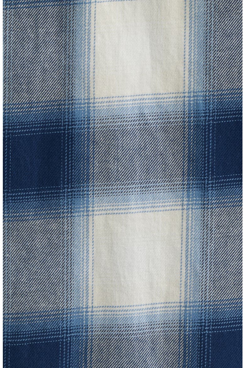 Teamkit Flannel Button-Up Work Shirt, Alternate, color, FADE PLAID