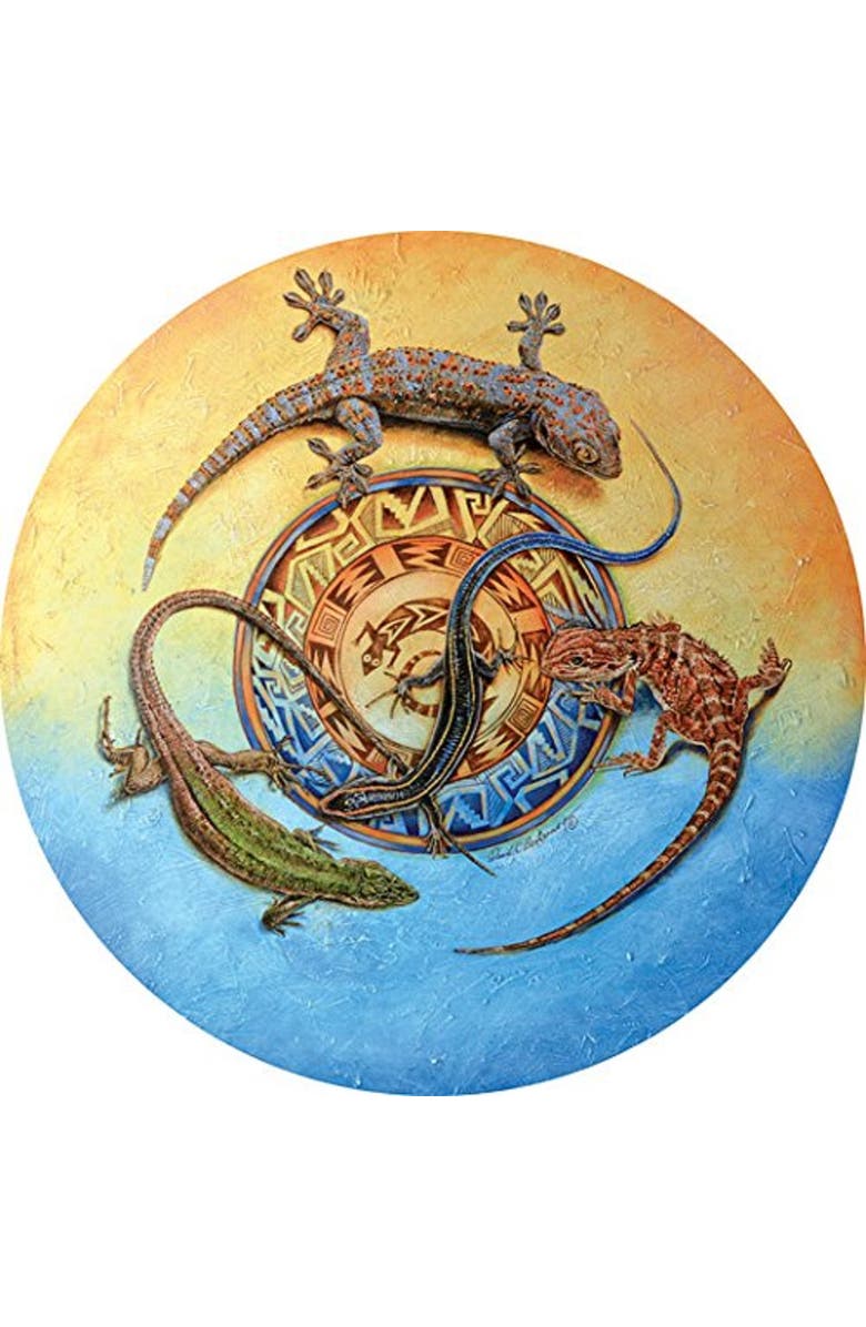 Sunsout Mimbre Journey 500 piece Jigsaw Puzzle for Adults Round, Alternate, color, Multicolor