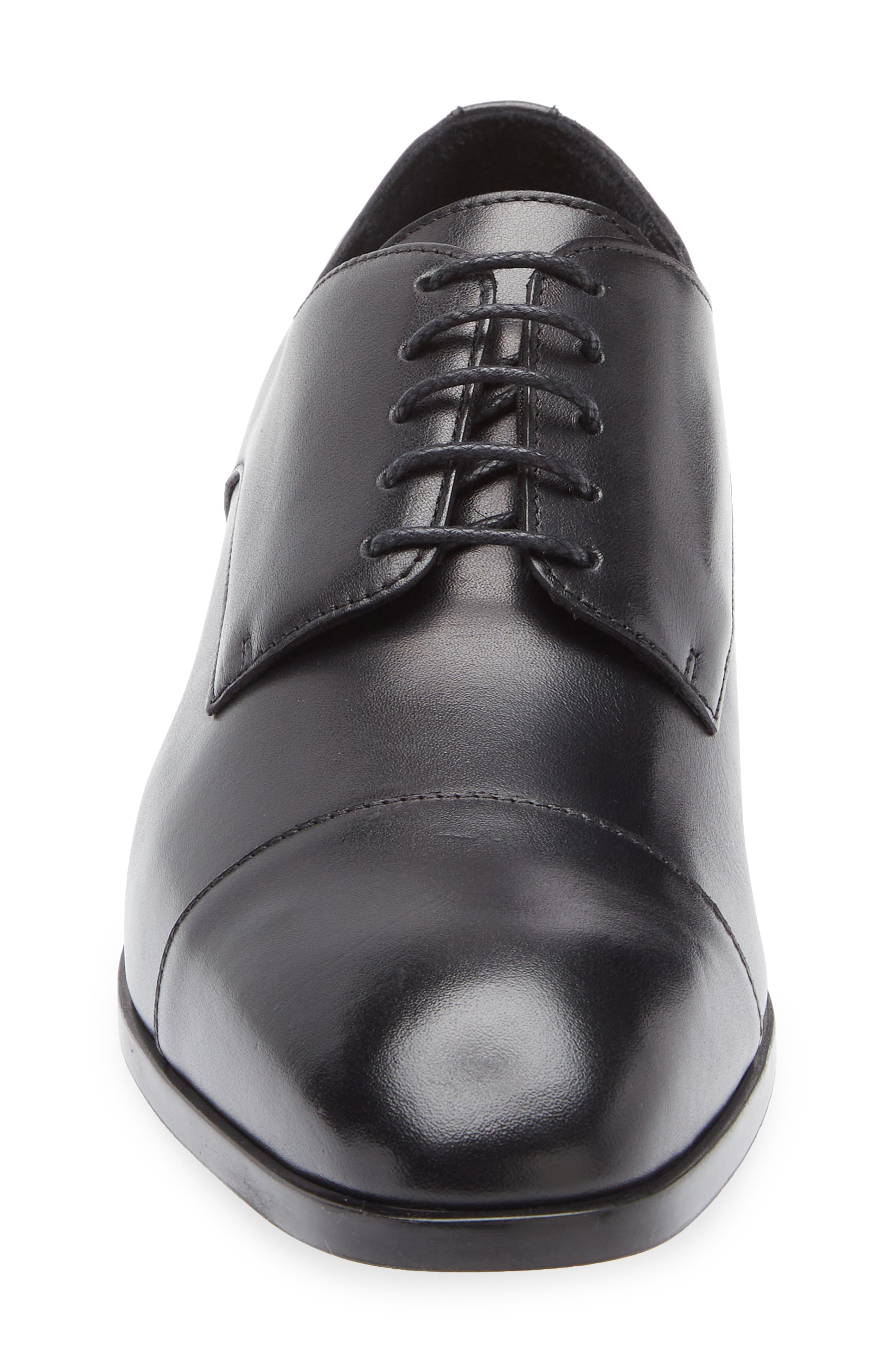 Bally Olexi Cap Toe Derby, Alternate, color, Black