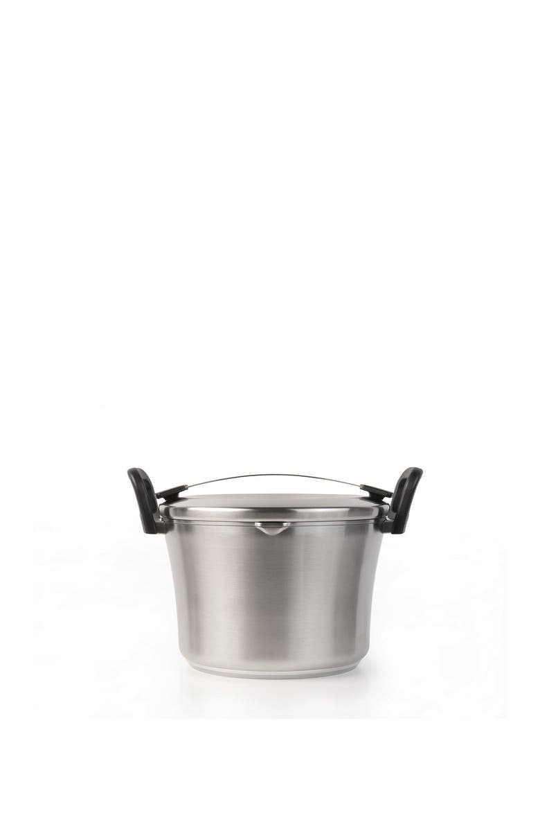 BergHOFF Covered Stainless Steel Beige Pot, Main, color, Silver