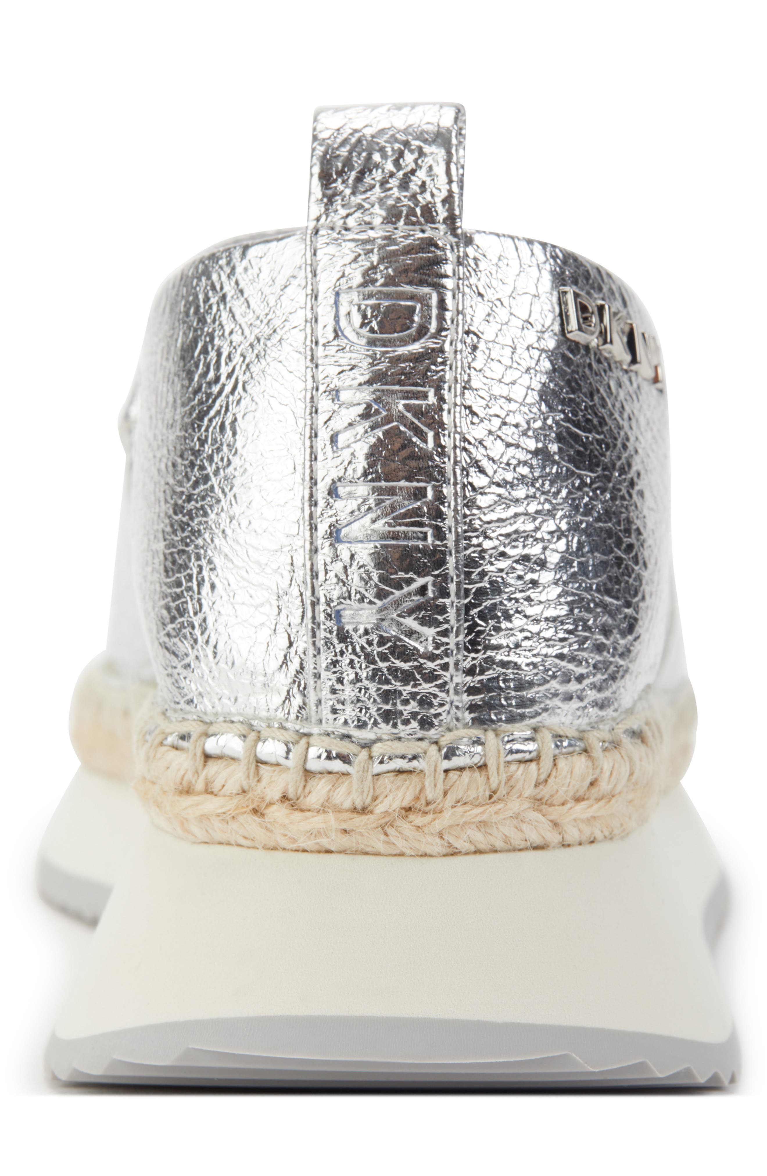 Orza Espadrille Wedge Sandal, Alternate, color, SILVER