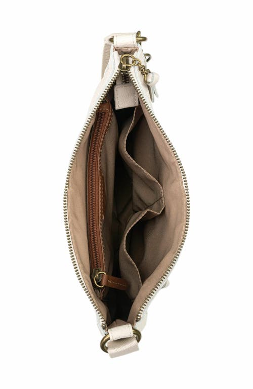 The Sak Lucia Crossbody Leather Bag In Neutral