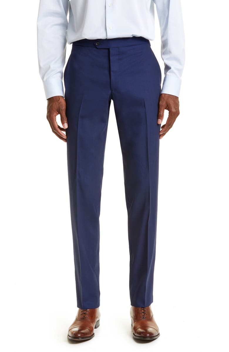 Thom Sweeney Weighhouse Slim Fit Wool Suit, Main, color, 
