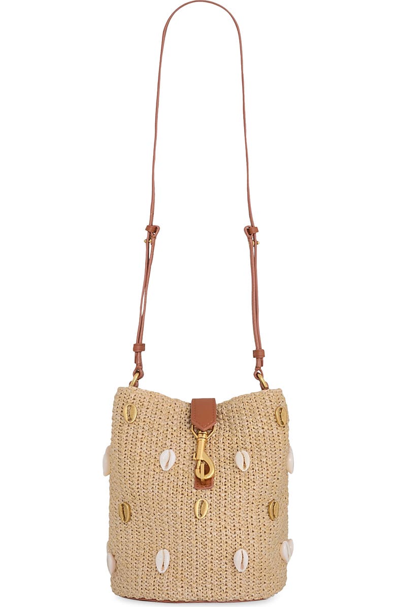 Rebecca Minkoff Small Megan Bucket Bag, Main, color, Natural