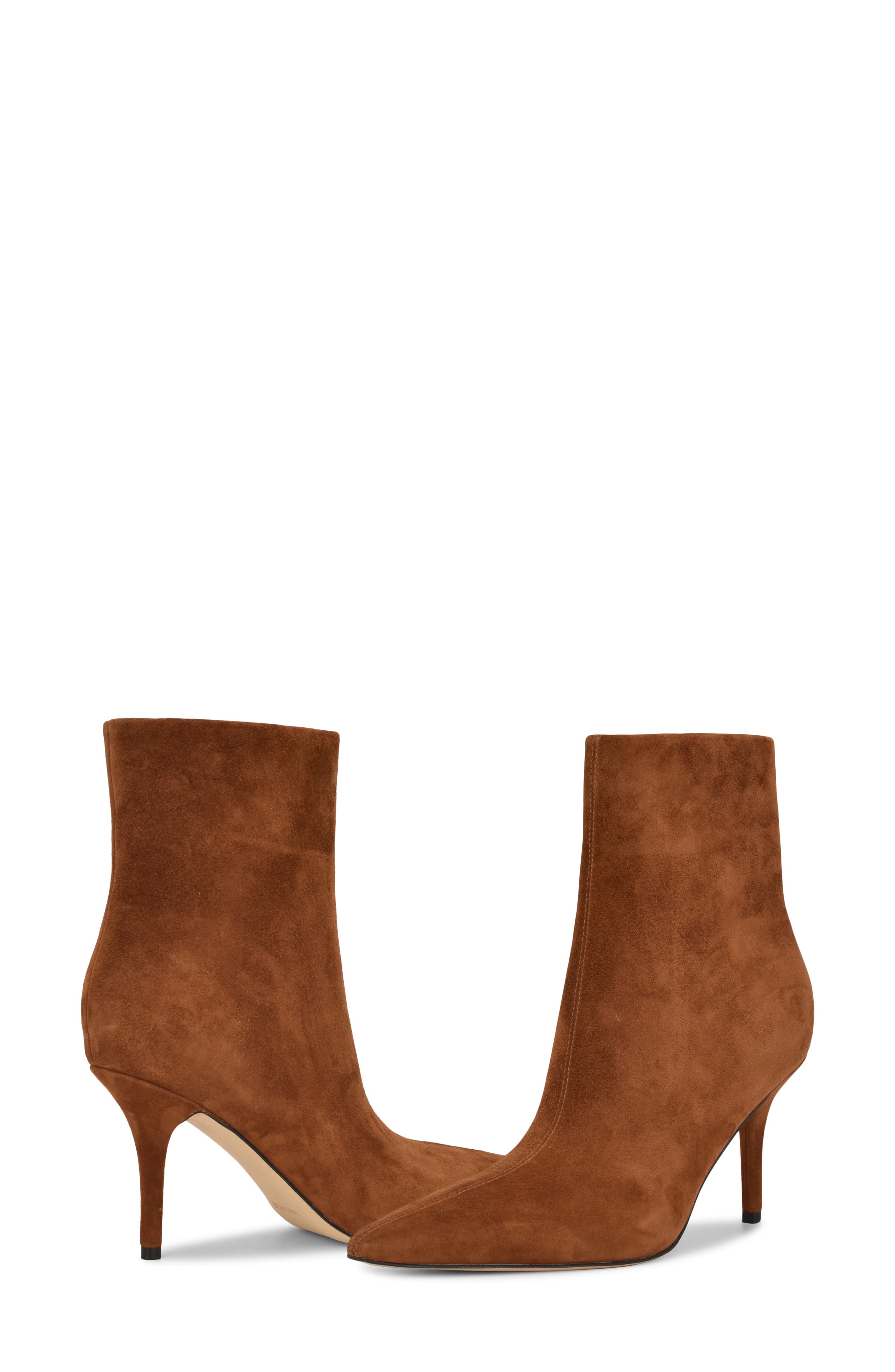 Nine West Ohmy Pointed Toe Bootie, Alternate, color, Medium Natural