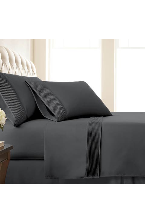 Premium Collection Pleated Extra Deep Pocket Sheet Set