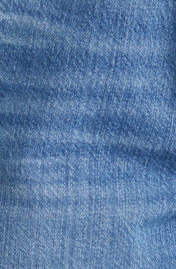 Rosa High Waist Ripped Nonstretch Denim Cutoff Shorts