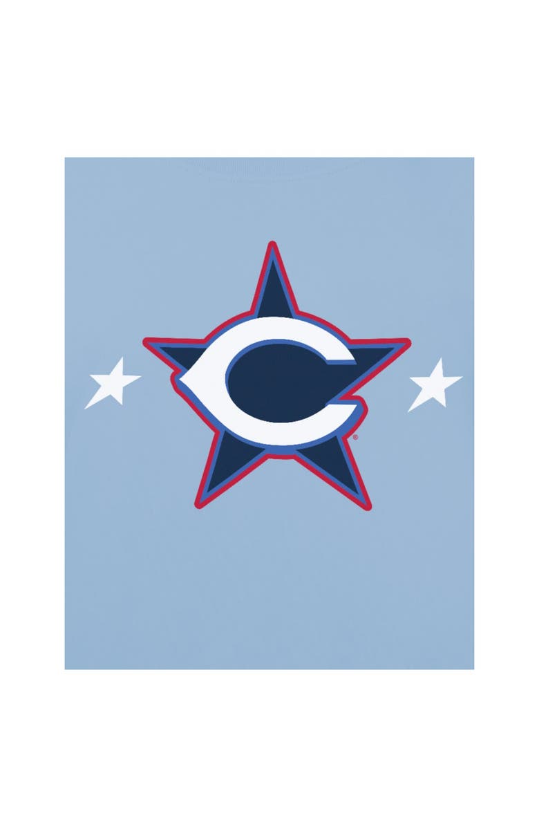 New Era Men's New Era Light Blue Cincinnati Reds 2025 MLB All-Star Game Workout T-Shirt, Alternate, color, Light Blue