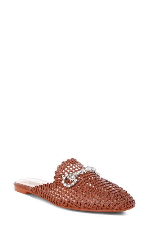 Roboma Crystal Embellished Mule