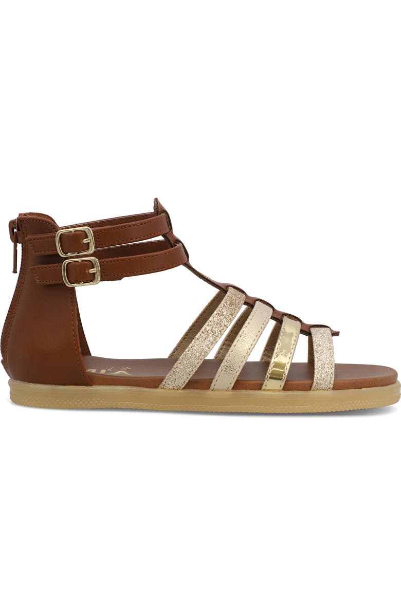 MIA Kids' Rheza Sandal, Alternate, color, Cognac
