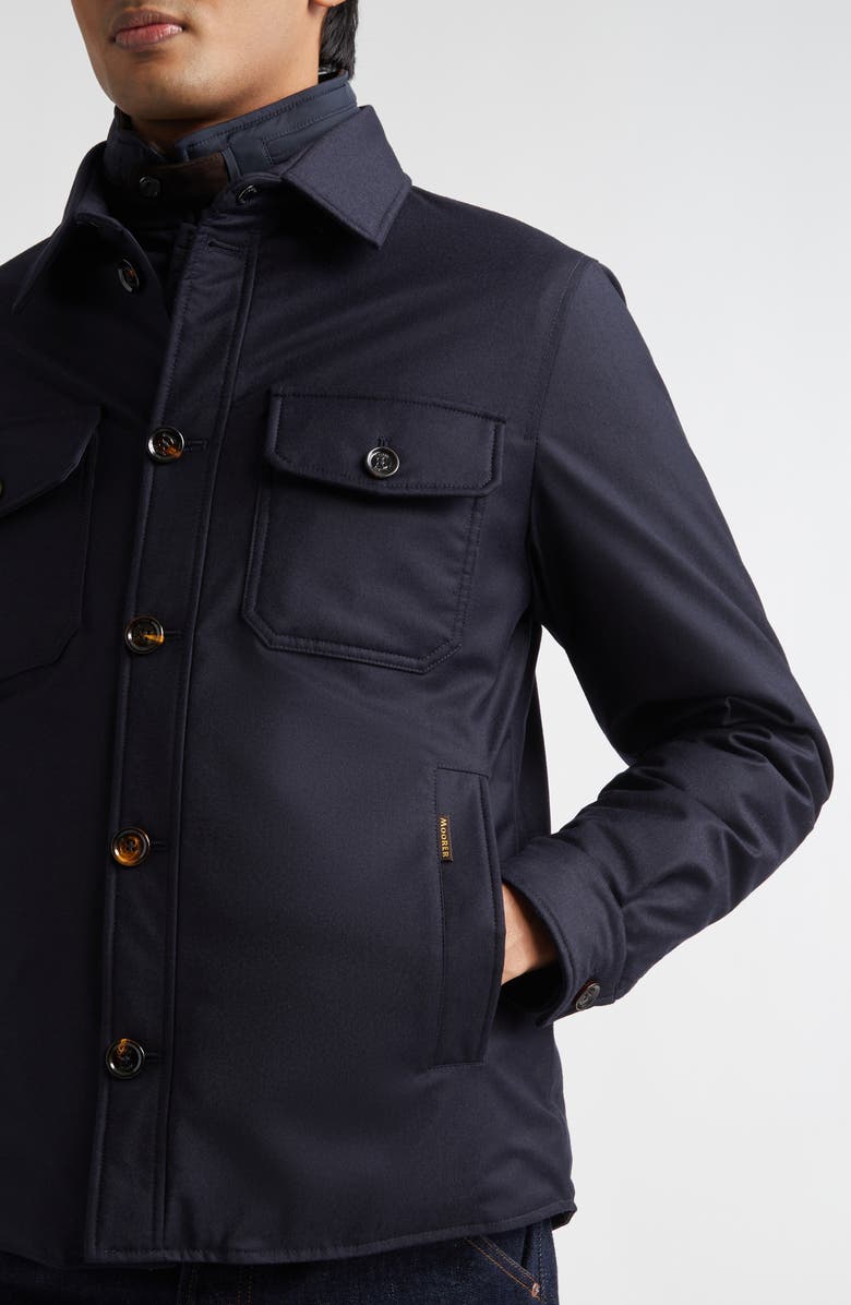 MooRER Duino Waterproof Virgin Wool & Cashmere Jacket, Alternate, color, Blue