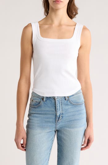 Madewell Luma Tank In White