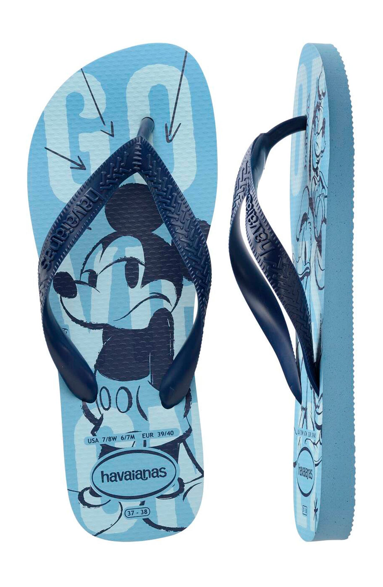 Havaianas x Disney Tranquility Flip Flop, Alternate, color, 