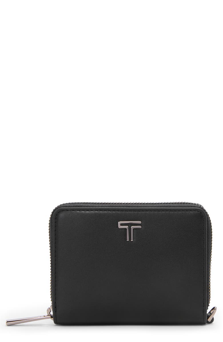 TUMI Belden Trifold Leather Zip Wallet, Main, color, 