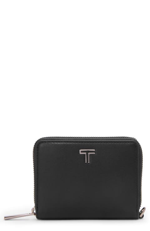 Belden Trifold Leather Zip Wallet