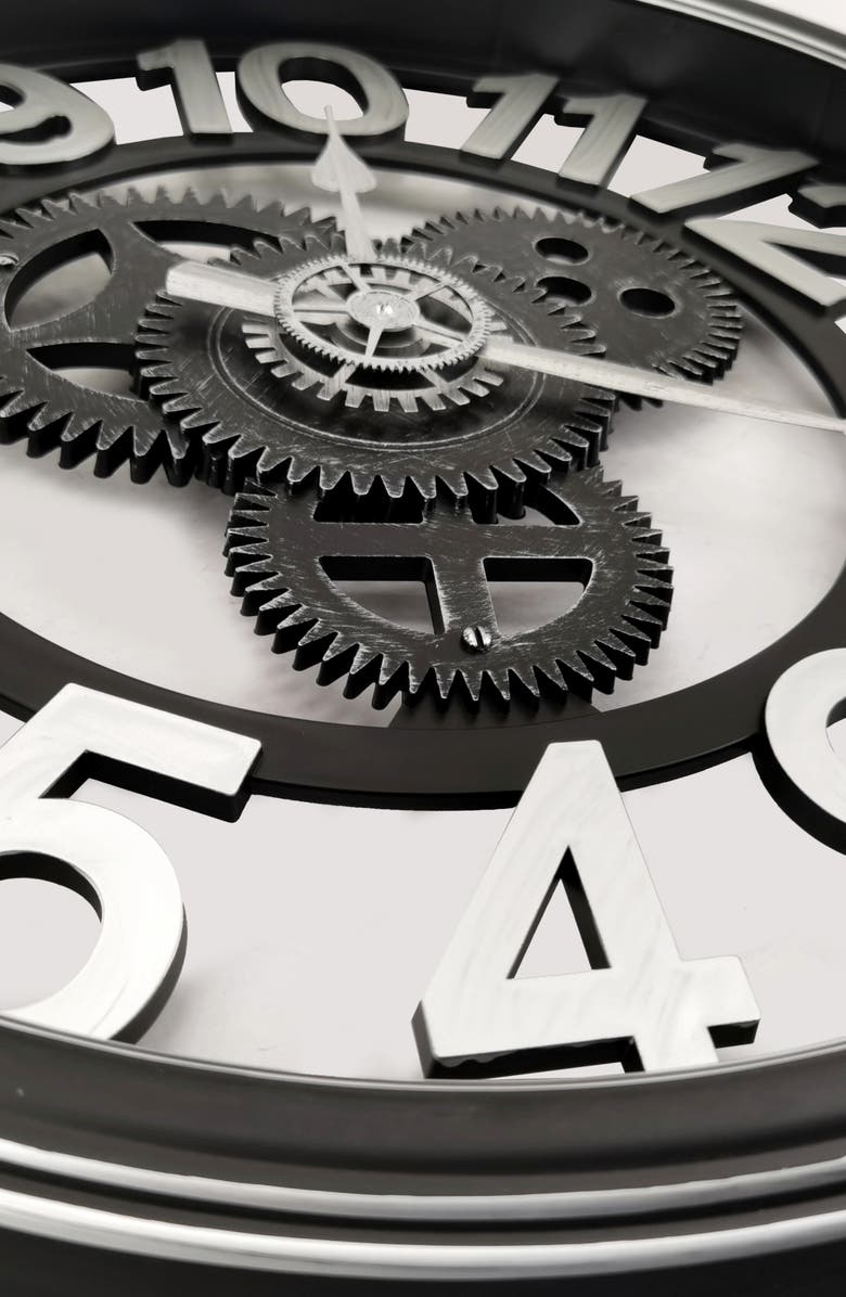 Westclox 24-Inch Analog Wall Clock, Alternate, color, Black Multi