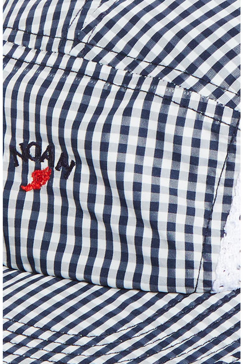 Gingham Runner Baseball Cap, Alternate, color, NAVY/ WHITE GINGHAM