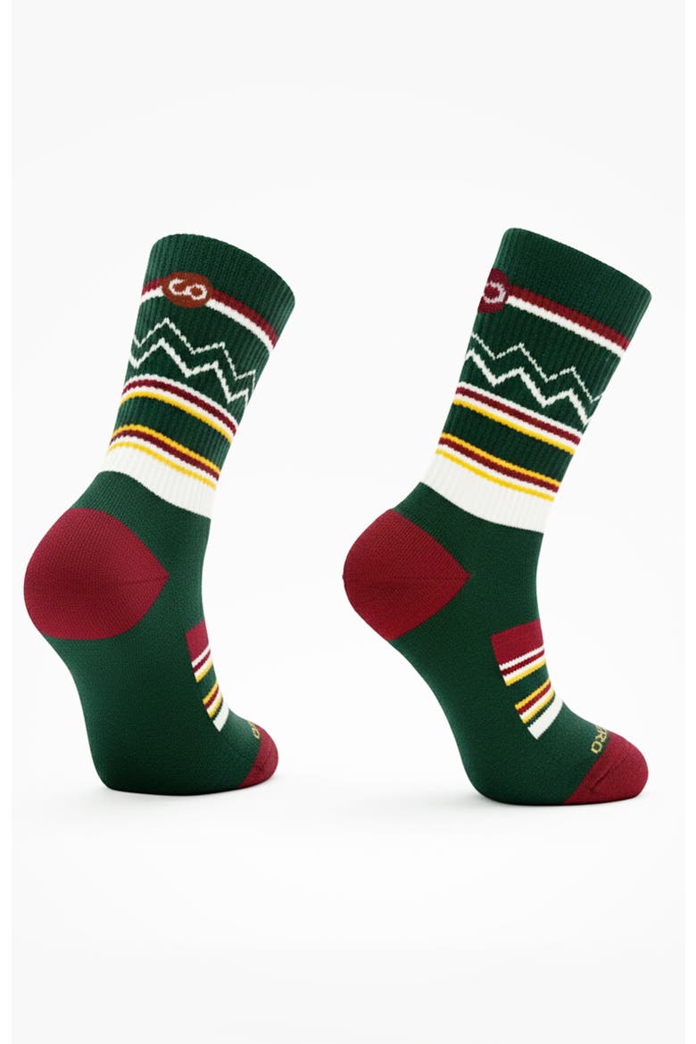 PerformaWool Midcrew All-season Hike Socks, Main, color, Pine Green