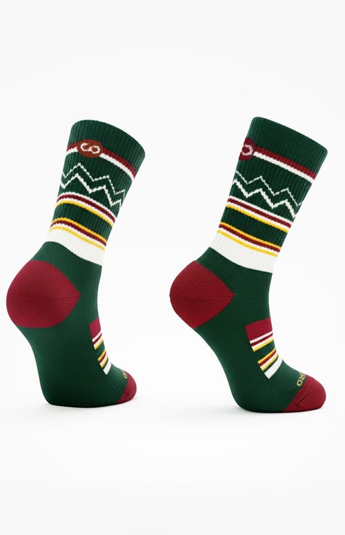 Cozy Zero Performawool Midcrew All-season Hike Socks In Green