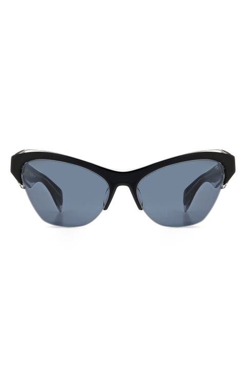 61mm Cat Eye Sunglasses