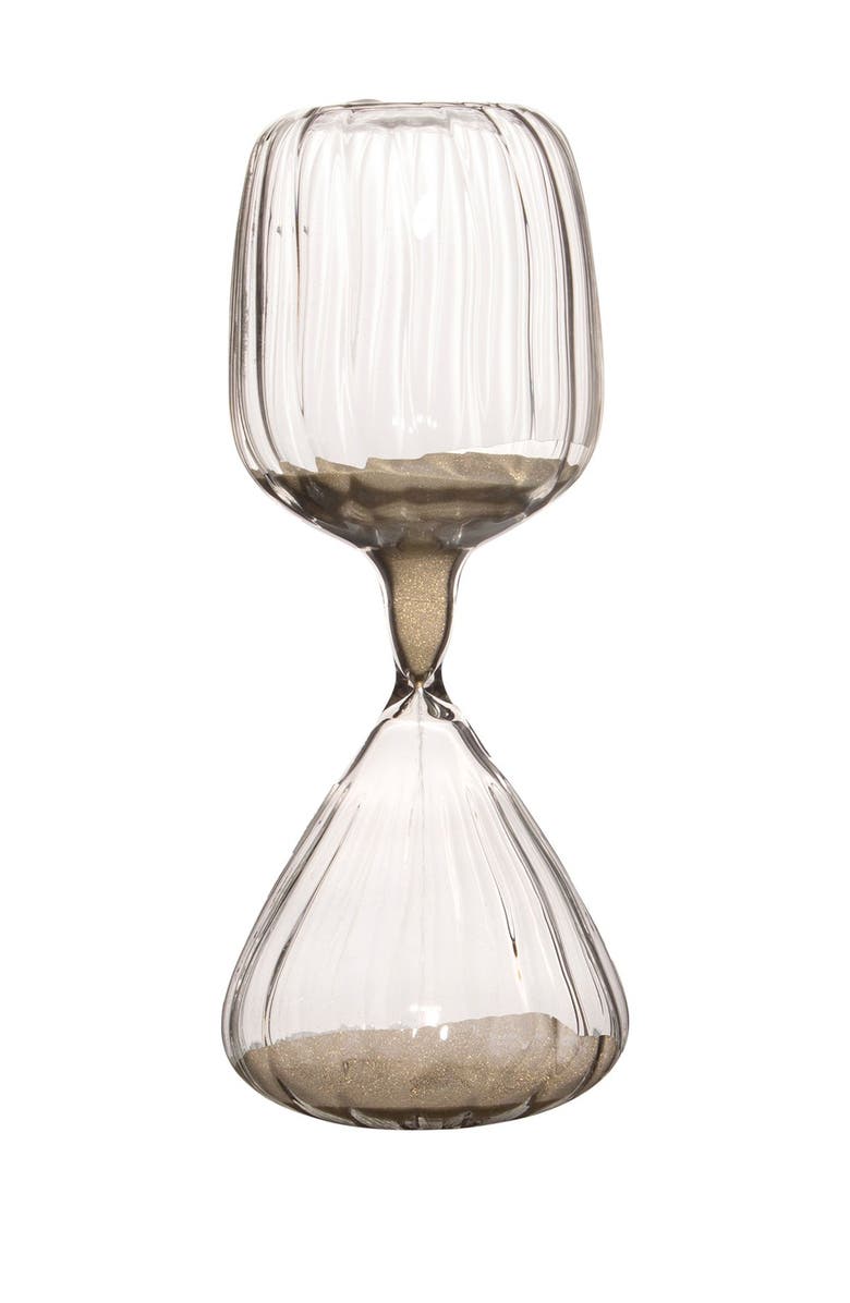 HOME ESSENTIALS AND BEYOND Gold Sand Hourglass, Main, color,