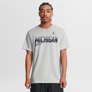 Jordan Brand Men's Jordan Brand Gray Michigan Wolverines Sideline Legend Dri-FIT T-Shirt