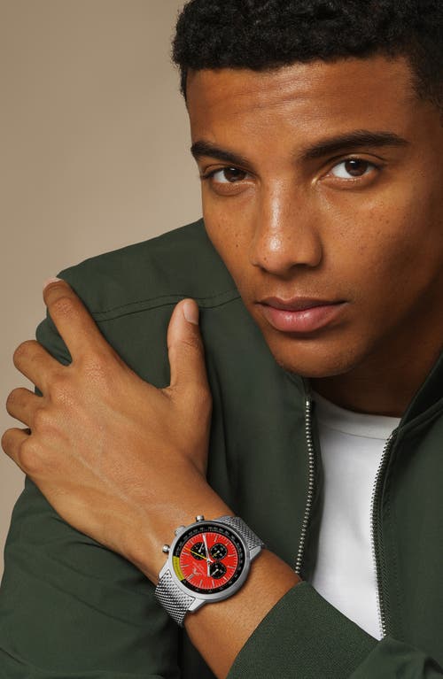 Porsamo Bleu Simon Mesh Strap Chronograph Watch, 44mm